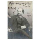 Photographic Portrait and Autograph of Jules Massenet