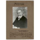 Photographic Portrait and Autograph of Wilhelm Kienzl