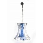 Crystal Blue chandelier