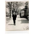 Toscanini Walking in Williamsburg - American Vintage Photograph