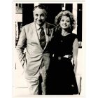 Philippe Noiret and Enrica Bonaccorti - Vintage Photo