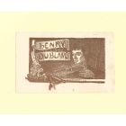 Ex Libris Henry Du Blanc