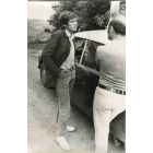 Gianni Morandi and his Ex-Manager Lionetti - Vintage Photo