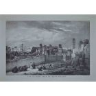 Roman Temples - Set of 4 offset Prints after G. Engelmann