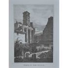 Roman Temple - Set of 6 Vintage Offset Prints After G. Engelmann