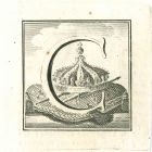 Capital Letter C from the Antiquities of Herculaneum Exposed