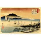 Lake Biwa, Sunset in Yabase