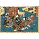 Plate from  Faithful Images of the Radiant Prince Genji 