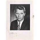 Autographed Portrait of Young Robert Kennedy
