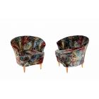 Pair of Vitange Armchairs Italy 1950s