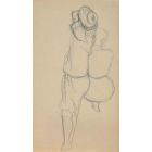The Sketches Of Women From Back