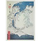Snow Scene along Kiso Route