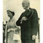 Queen Elizabeth II and President Eisenhower- Vintage Photograph  