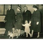 Queen Elizabeth II and Baby Prince Andrew -  Vintage Photograph 