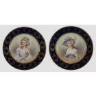 Pair of Decorated Plates