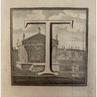 Antiquities of Herculaneum -  Letter of the Alphabet  T