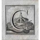 Antiquities of Herculaneum  - Letter of the Alphabet  C