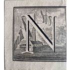 Antiquities of Herculaneum  - Letter of the Alphabet N