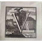 Antiquities of Herculaneum  - Letter of the Alphabet V