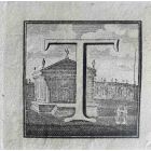 Antiquities of Herculaneum  - Letter of the Alphabet T