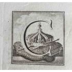 Antiquities of Herculaneum  - Letter of the Alphabet C