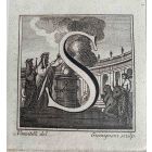 Antiquities of Herculaneum  - Letter of the Alphabet S