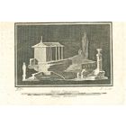 Ancient Roman Landscape from the series "Antiquities of Herculaneum" 