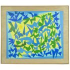 Abstract in Yellow and Blue
