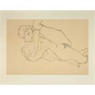Reclining Nude, Left Leg Raised