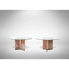 Vintage Pair of Marble  Coffee Table 