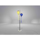 Yellow and Blue Stilnovo Lamp