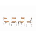 Set of 4 Chairs by Willy Rizzo