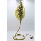 Vintage Brass Lamp Leaf