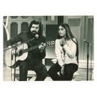 Francesco Guccini and Romina Power - Vintage Photograph