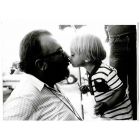Sergio Leone Kissing his daughter
