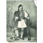 The Old Days - A Greek Soldier in Traditional Costume