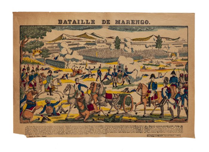 "Epinal Print, Bataille De Marengo" by Anonymous - Modern Artwork