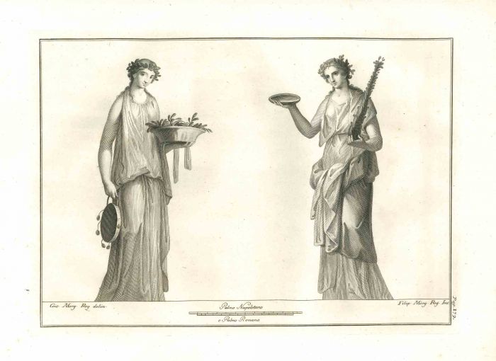 Ancient Roman Women - Carlo Nolli - Old Master's Artwork