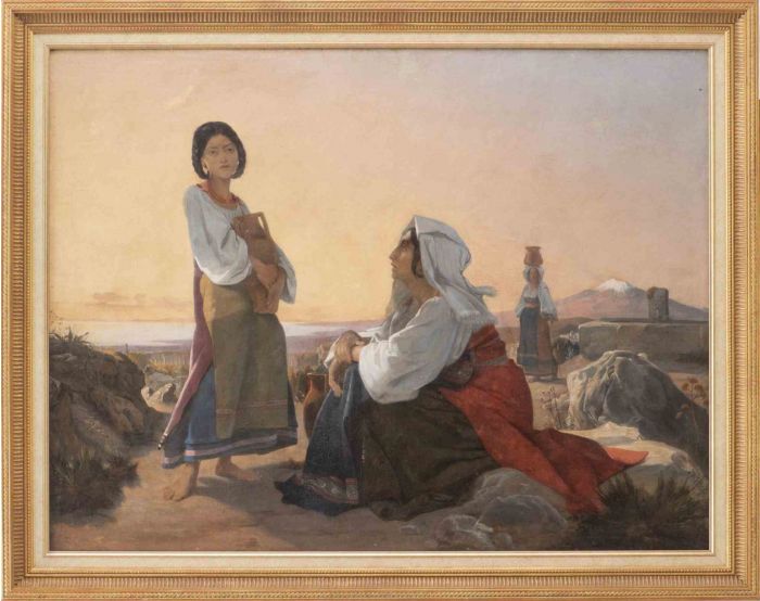Henri Lehmann - Water Carriers in Naples - Old Masters' Art