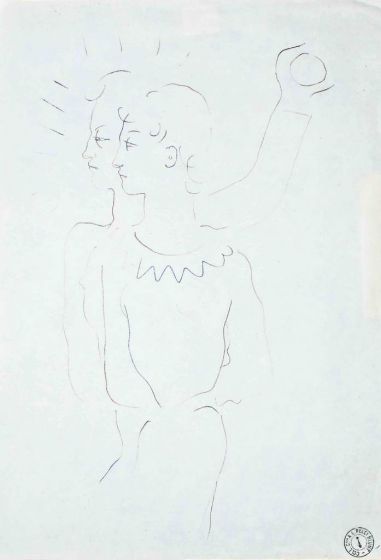 Le Frère et la Soeur - From "Les Enfants Terribles" by Jean Cocteau - Surrealist Artwork 