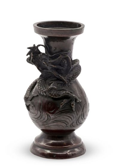 Bronze Vase with dragon - Design and Decorative Object
