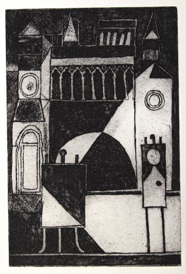The Cathedral by Franco Gentilini - Contemporary Artwork