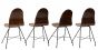 Four Vintage Wooden Chairs by Franco Campo, Carlo Graffi -  Design Furniture