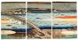 Evening Cool at Ryogoku Bridge - From Famous view of the Eastern Capital by Utagawa Hiroshige - Modern Artwork