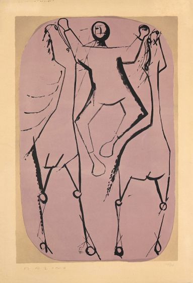 Chevaux et Jongleur by Marino Marini - Modern Artwork