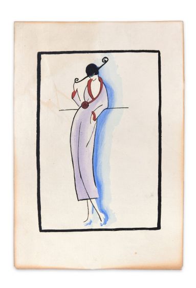 Fashionable Woman by Anonymous - Modern Artwork