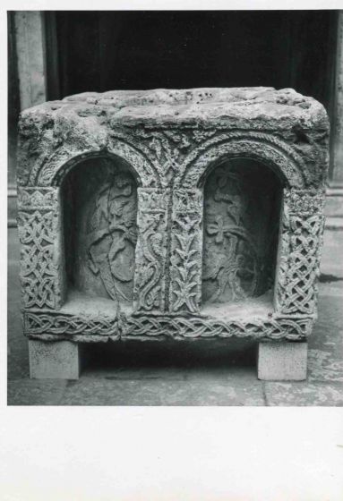 Roman Tomb in Venice - Vintage Photo Detail