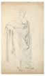 Man with Cloak By Hermann Goldschmidt - Modern Artwork