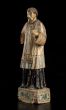 Indo-Portuguese artist - Painted Wood Sculpture of Saint Francis Xavier - Antique Object