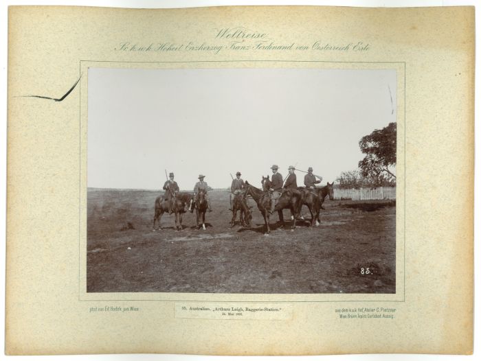 Australien - Arthurs Leigh baggerie - station by prince Franz Ferdinand von Osterreich Este - Artwork